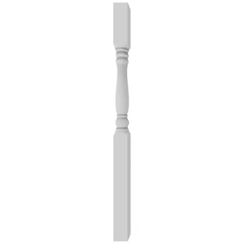Rabatter Arnö 26085 Jabo Pelare svarvad, vit 155x155x2500 mm